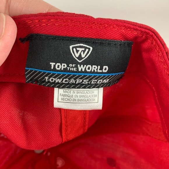 Cincinnati Bearcats NCAA Red Top of the World Relaxed Fit Hat - Picture 5 of 5